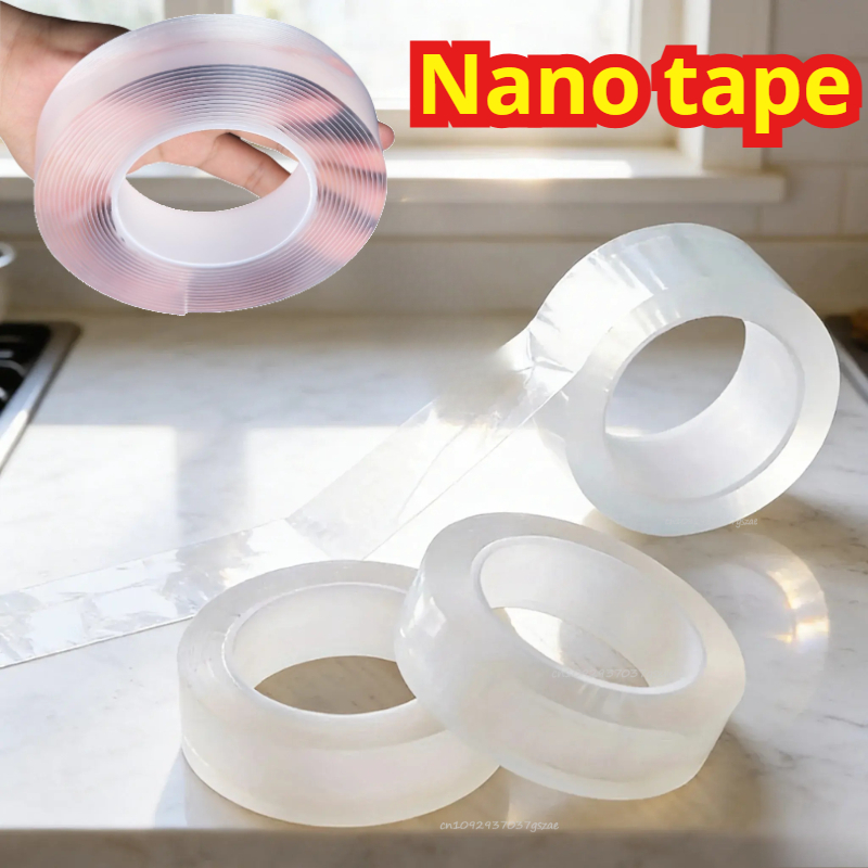 Home Improvement Ideas - Fita Nano Adesiva Dupla Face 1/3/5m,