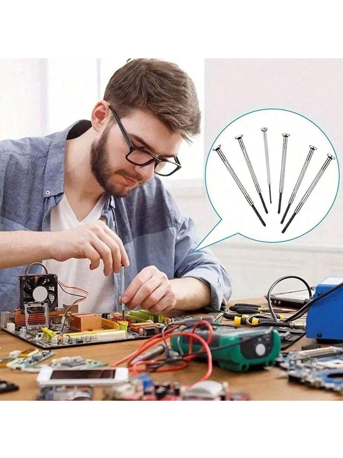 Conjunto de 6 Chaves de Fenda, - Screwdriver Set Precision avaliação e preço